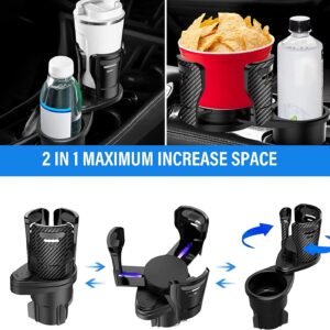 Car Drinking Bottle Holder 360 Degrees Rotatable Water Cup Holder Sunglasses Phone Organizer Storage Car Interior Accessories